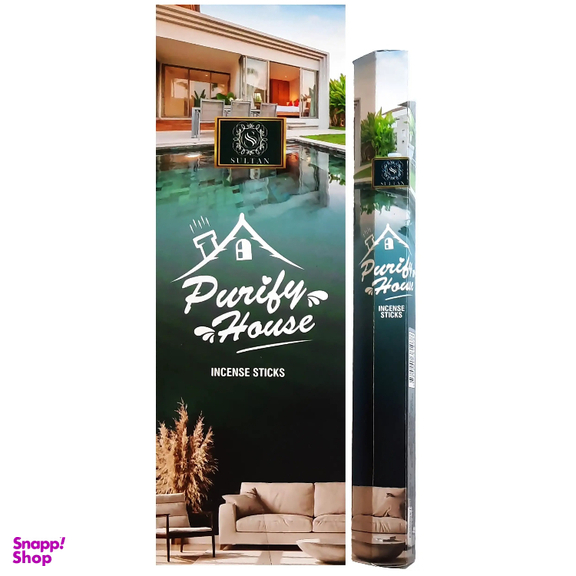 عود سلطان مدل Purify House بسته 20 عددی