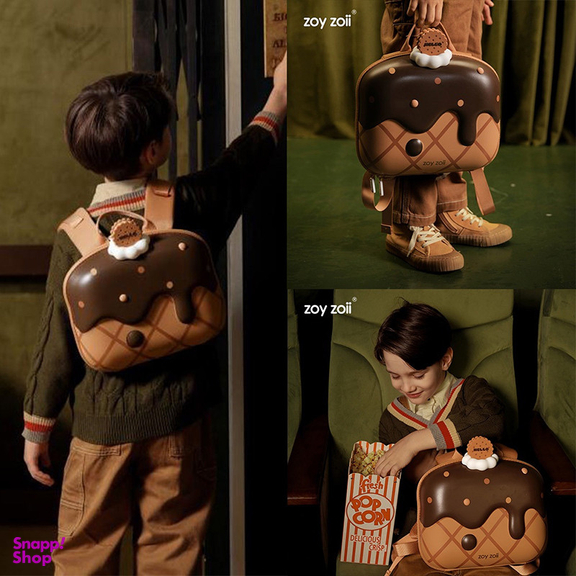 کوله پشتی بچگانه زوی زویی مدل Chocolate Ice Cream کد B18-D