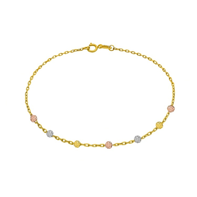 دستبند طلا 18 عیار زنانه اقلیمه کد DT1923