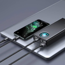 شارژر همراه باسیوس مدل AMBLIGHT ظرفیت 30000 میلی آمپر ساعت