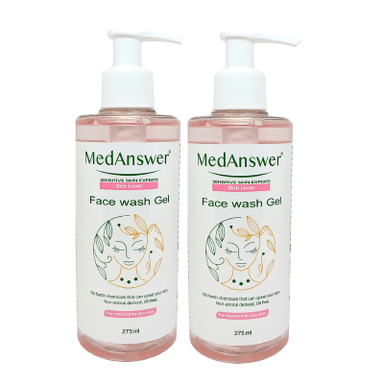 ژل شستشو روشن کننده صورت مدانسر مدل MelaMed مناسب پوست معمولی و خشک و حساس حجم 275 میلی لیتر مجموعه 2 عددی
