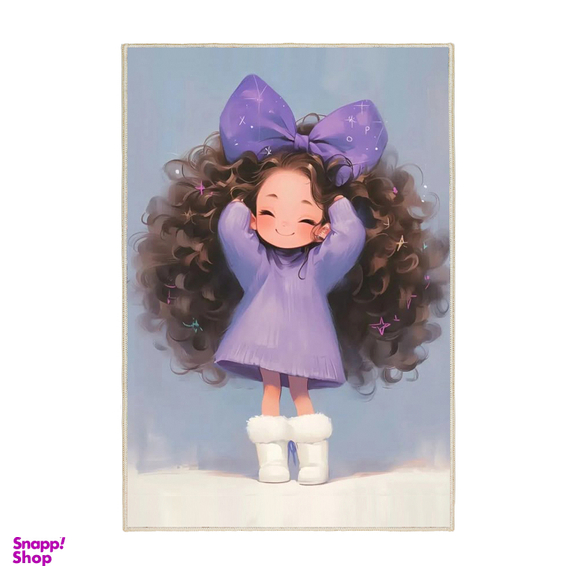 فرش ماشینی چاپی اتاق کودک طرح فرفری کد kids.9022