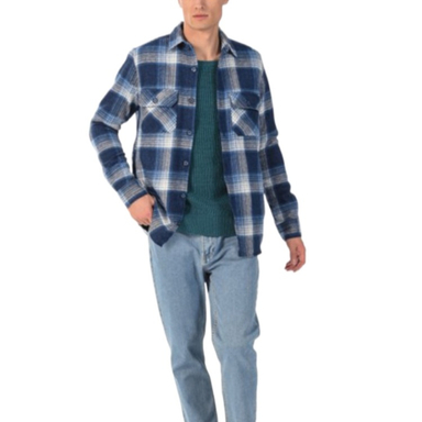 پیراهن مردانه مدل پشمی چهارخانه کد 10