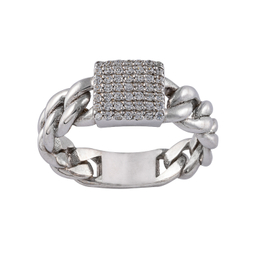 انگشتر طلا 18 عیار زنانه جواهری سون کد 0117