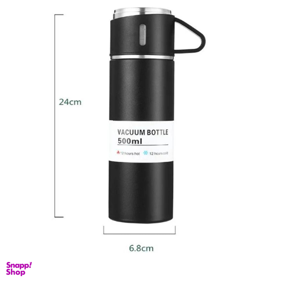 فلاسک مدل Vacuum گنجایش 0٫5 لیتر به همراه لیوان