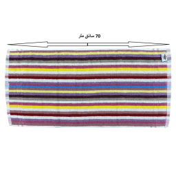 حوله دستی شایسته مدل شنتیا سایز 35x70 سانتی متر