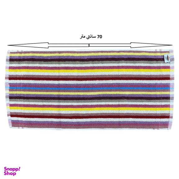 حوله دستی شایسته مدل شنتیا سایز 35x70 سانتی متر