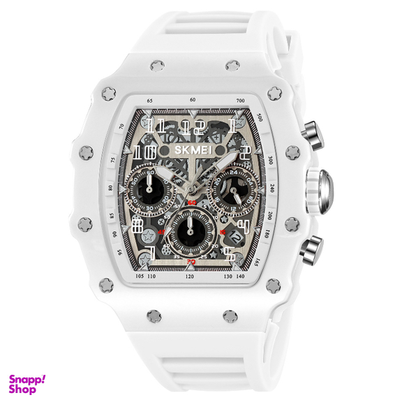 ساعت عقربه ای مردانه اسکمی مدل 2305 رنگ سفید