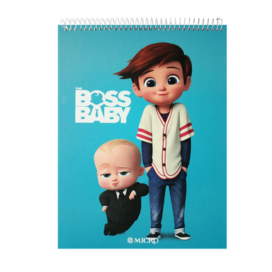 دفتر نقاشی 80 برگ میکرو مدل Boss Baby