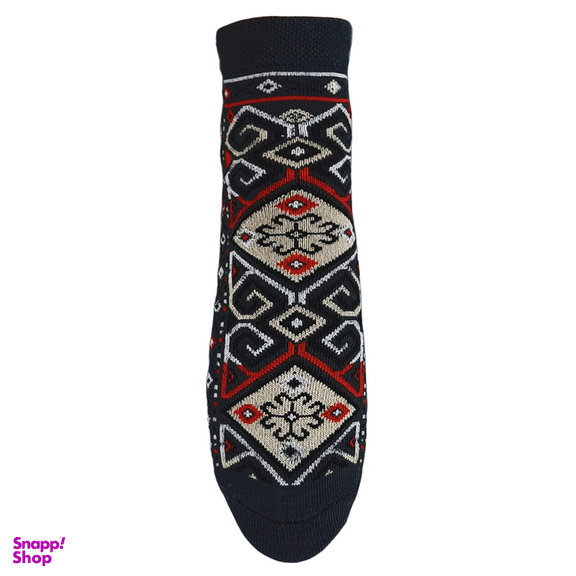 جوراب زنانه طرح سنتی کد JZ-02 مجموعه 4 عددی