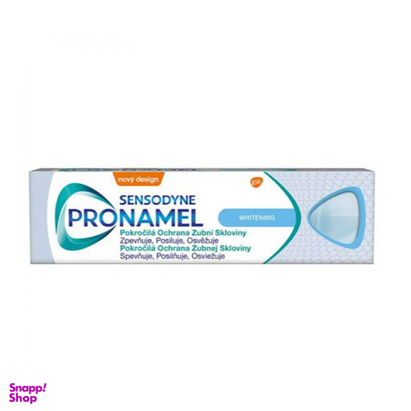 خمیر دندان سنسوداین پرونمل مدل Pronamel Whitening حجم 75 میلی لیتر