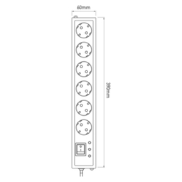 چندراهی برق گرین لاین مدل GLS164-E طول 3 متر