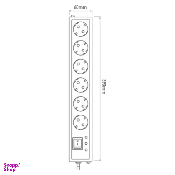 چندراهی برق گرین لاین مدل GLS164-E طول 3 متر