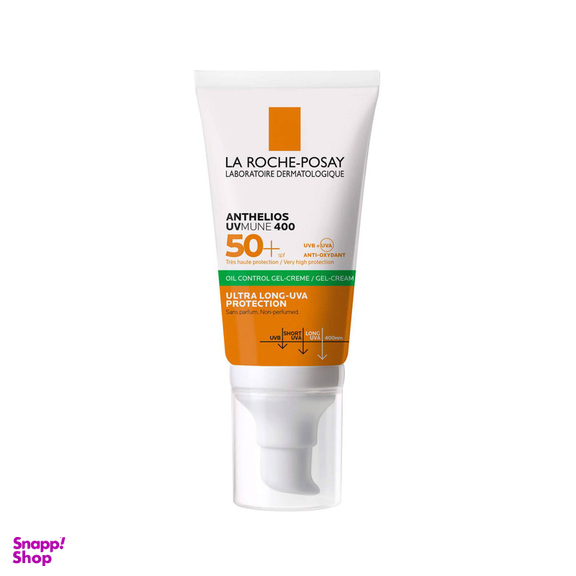 ژل کرم ضد آفتاب لاروش پوزای مدل UVMune400 OilControl حجم 50 میلی لیتر