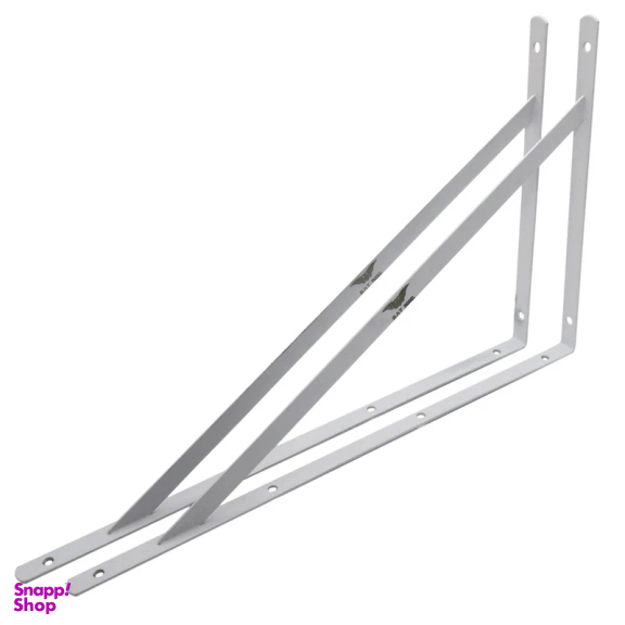 پایه نگهدارنده طبقه دیواری مدل بت کد YPEK-500x320CM مجموعه 2 عددی