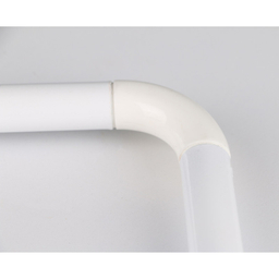 میله پرده حمام پیسو مدل U-AL سایز 90x90 سانتی متر