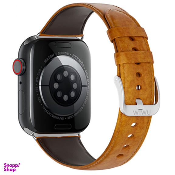 بند اپل واچ ویوو مدل Crazy horse leather Wi-WB003 مناسب اپل واچ سایز 42، 44، 45 و 49 میلی‌ متر