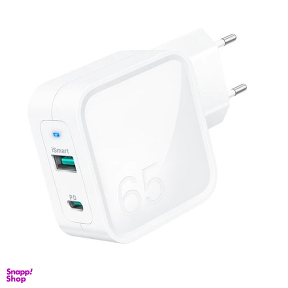 شارژر دیواری 65 وات راوپاور مدل RP-PC133