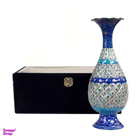 گلدان میناکاری مدل جعبه دار کد 25