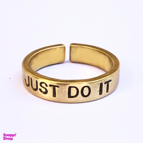 انگشتر برنجی طرح just do it مدل 144