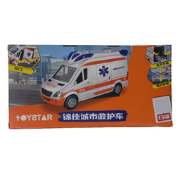 ماشین بازی مدل آمبولانس کد AMBULANCE25