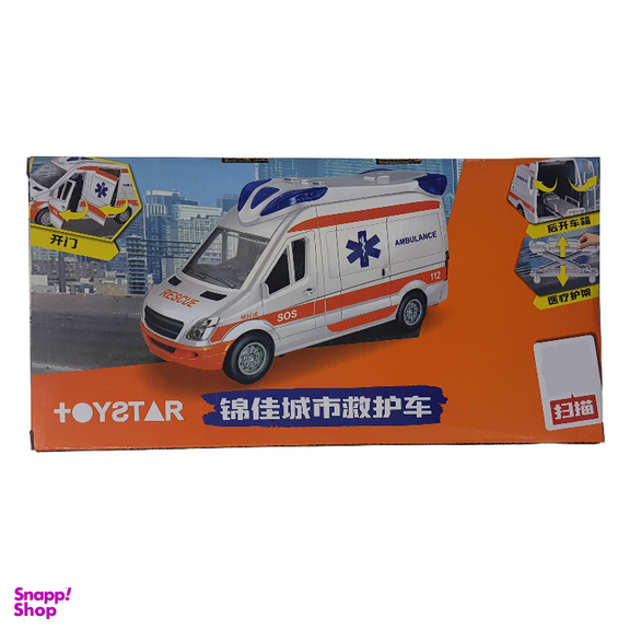 ماشین بازی مدل آمبولانس کد AMBULANCE25