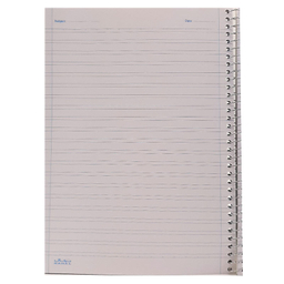 دفتر زبان 100 برگ نهال مدل دو خط کد 3130