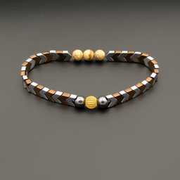 دستبند طلا 18 عیار مردانه کاپانی مدل kb028