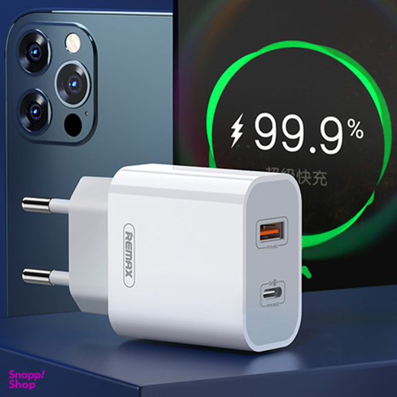 شارژر دیواری 20 وات ریمکس مدل Fast Charge Apple