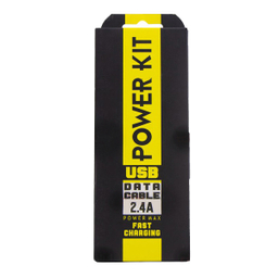 کابل دیتا USB به لایتنینگ POWERKIT مدل TESLA طول 1 متر