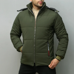 کاپشن مردانه مدل GD-s-18567325 رنگ سبز