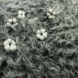 فرش ماشینی شاران هوم طرح خز پرز بلند مدل اسفنج دار