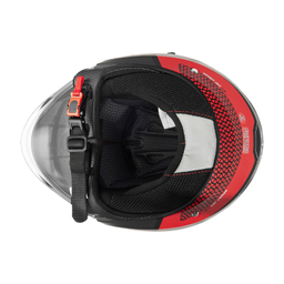 کلاه کاسکت بدون فک فلش مدل 852 matt red-black