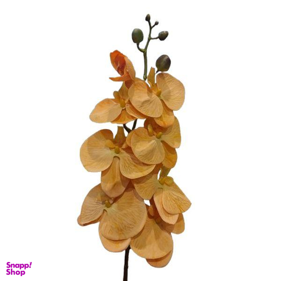 گل ارکیده مصنوعی کد 053 رنگ خردلی