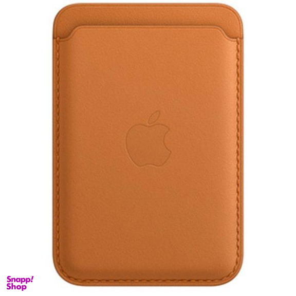 جا کارتی مغناطیسی پشت گوشی موبایل اپل مدل iPhone Leather MagSafe Wallet