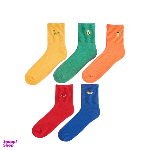 جوراب ساق بلند مردانه ال سی وایکیکی مدل S41498Z8 مجموعه 5 عددی