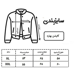 کاپشن مردانه سارزی مدل bb-2024
