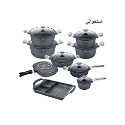 سرویس پخت و پز 17 پارچه جی فی نی کد BB018