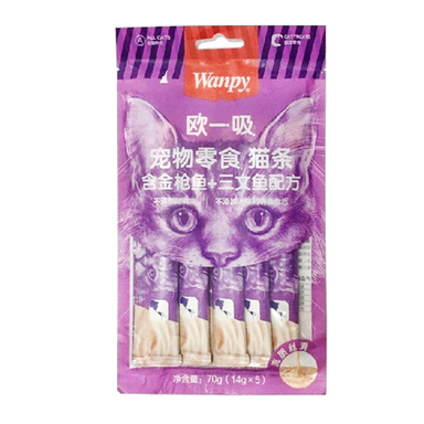 بستنی گربه ونپی مدل Tuna & Salmon بسته 5 عددی