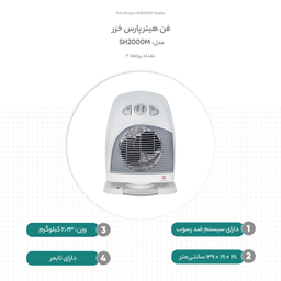 فن هیتر پارس خزر SH2000M