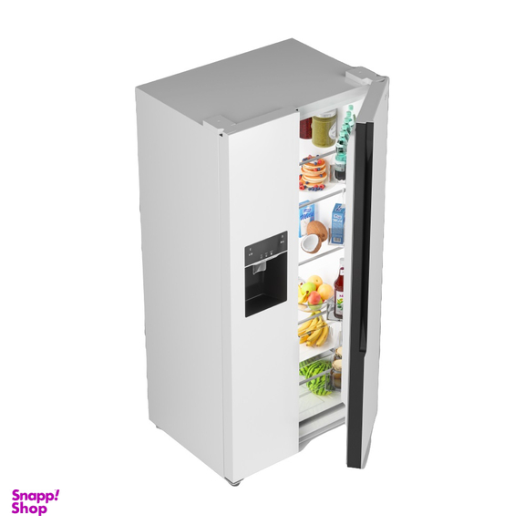 یخچال و فریزر ساید بای ساید 28 فوت جی پلاس مدل GSS-P7635W