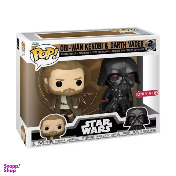 فیگور فانکوپاپ مدل Obi-Wan Kenobi & Darth Vader بسته 2 عددی