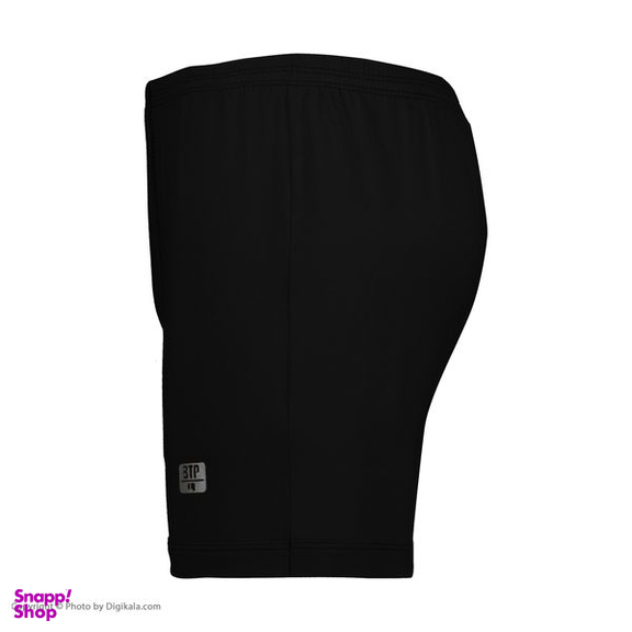 شورت پادار مردانه برهان تن پوش مدل 17-04 بسته 2 عددی رنگ مشکی