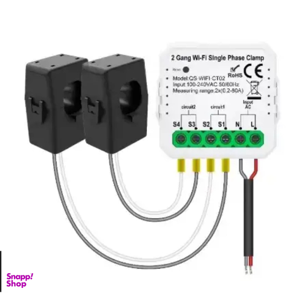 کلمپ اندازه گیری جریان هوشمند تک‌ فاز مدل PST-PW02 WiFi