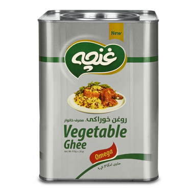 روغن گیاهی نیمه جامد غنچه وزن 4 کیلوگرم