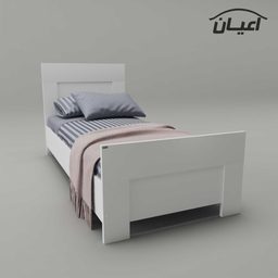 تخت خواب یکنفره اعیان مدل FH363 سایز 200×90 سانتی متر