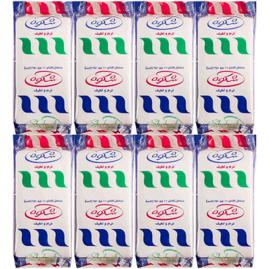 دستمال جیبی شکوه مدل 080 بسته ی 8 عددی