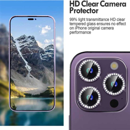 محافظ لنز دوربین بوف مدل Diamond-Luxury-G مناسب برای گوشی موبایل اپل iphone 14 Pro Max / 14 Pro