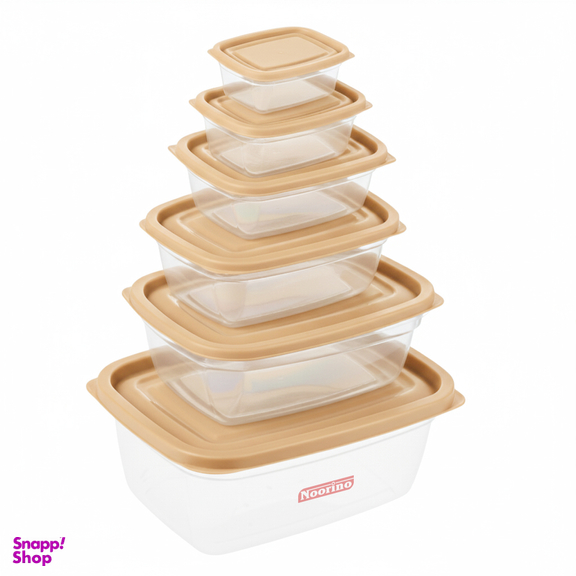 ظروف نگهدارنده 12 پارچه نورینو مدل آیرینا