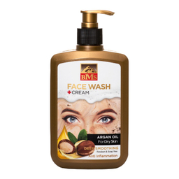 ژل شستشوی صورت بی ام اس مدل روغن آرگان مناسب پوست خشک حجم 500 میلی لیتر